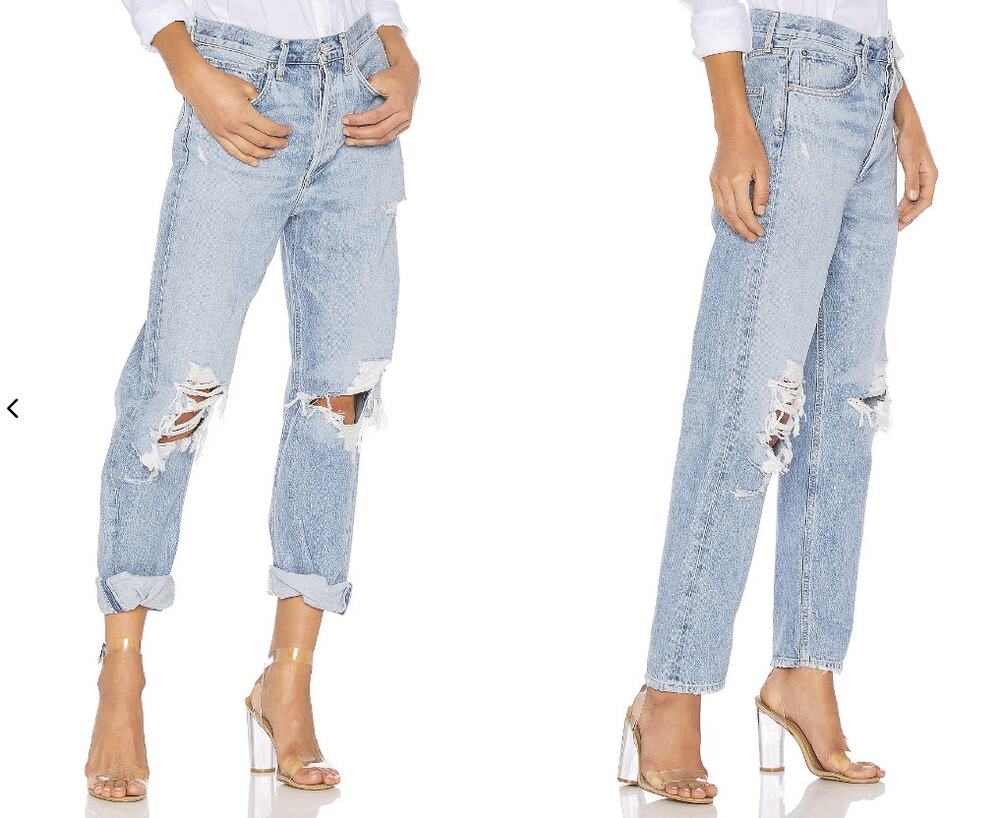 AGOLDE 90's Mid Rise Loose Fit Jeans in Fall Out Size 26
